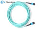 MPOの光ファイバ ケーブル アセンブリ12繊維OM3 50/125の円形ケーブルへのMPO