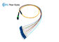 イーサネット ケーブル2メートルは繊維光学の12 X LCに、繊維のケーブル会議MPOの男性に送風します